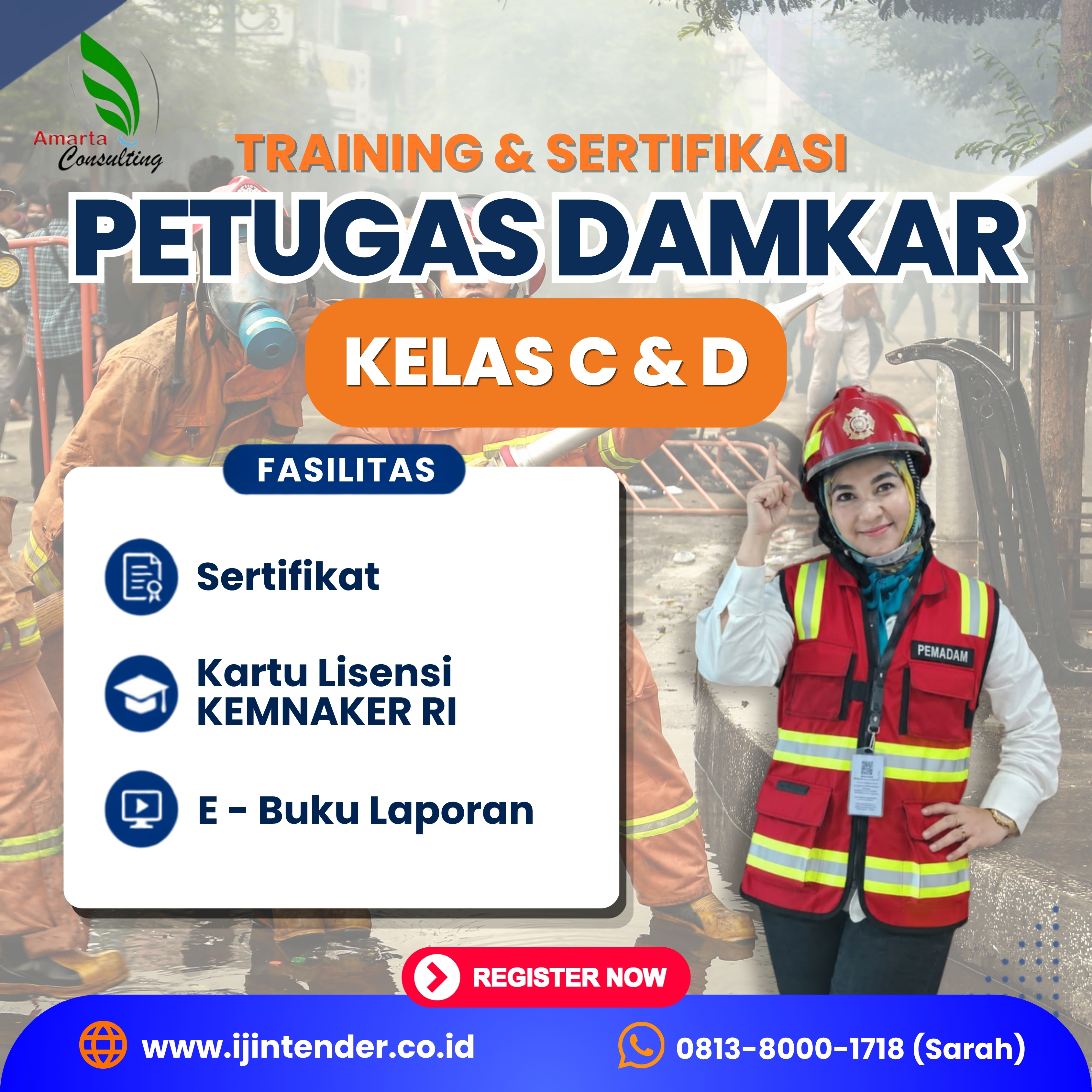 Blended Training Petugas Damkar Kelas D